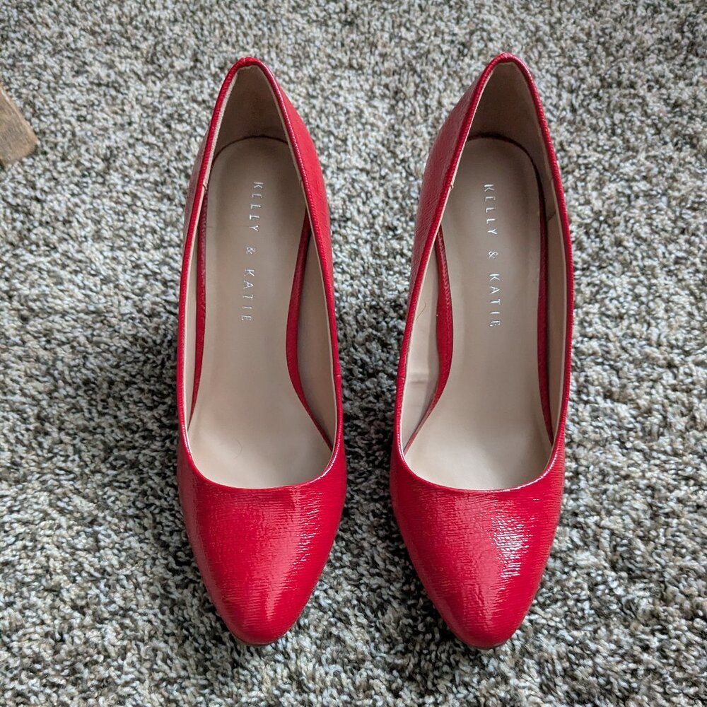 Kelly & Katie Bold Red Heels